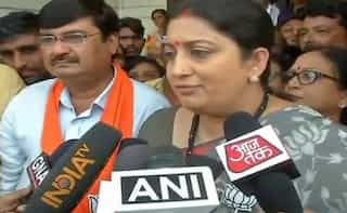Rahul should stop dreaming about sweeping Gujarat polls: Smriti Irani