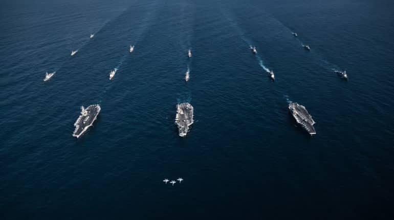 US Japan And South Korea Start first of its kind Naval Drill World Us japan and south korea start first of its kind naval drill world