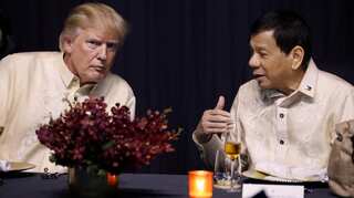 Trump hails 'great relationship' with self-proclaimed killer Duterte