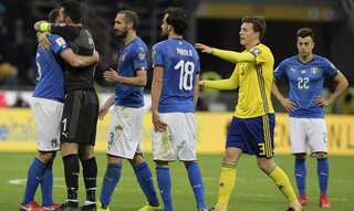 Italy fails to qualify for next World Cup, Buffon quits