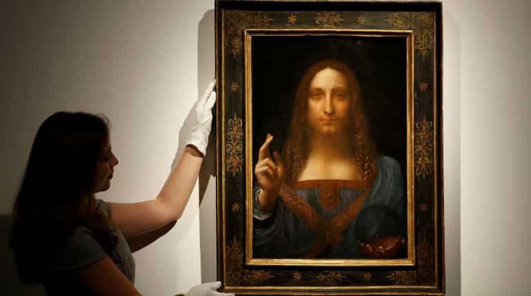 Da Vinci portrait of Christ sells for record $450.3 mln in New York Da Vinci portrait of Christ sells for record $450.3 mln in New York