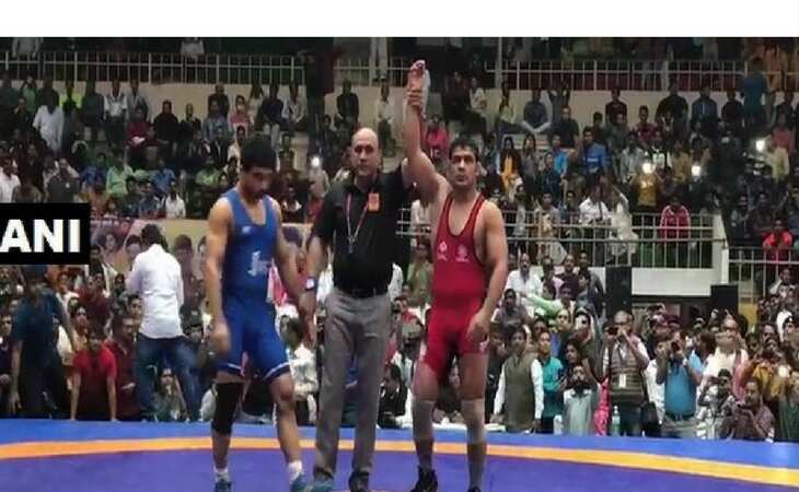 National Wrestling Championship: Sushil Kumar wins gold National Wrestling Championship: Sushil Kumar wins gold