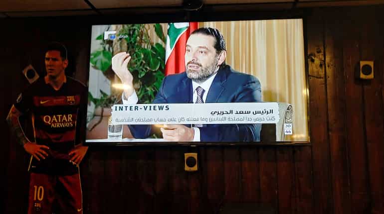 Lebanese Prime Minister Hariri reaches Paris, says he was not allowed to leave Saudi is a lie