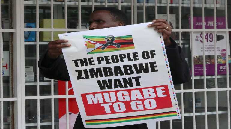 Party set to sack Mugabe, Zimbabweans celebrate expected downfall
