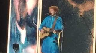 Ed Sheeran performs in Mumbai