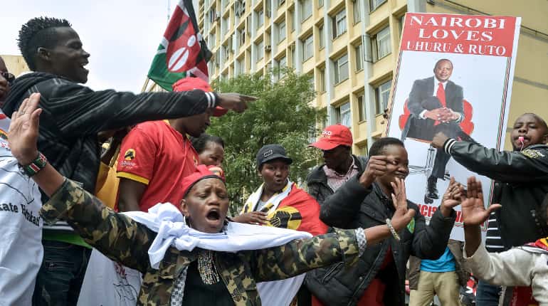 Kenya's Supreme Court upholds Kenyatta election win Kenya's Supreme Court upholds Kenyatta election win