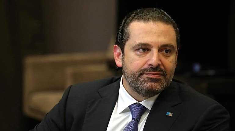 Lebanon's PM Hariri says resignation on hold pending talks