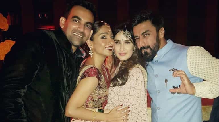 Zaheer Khan, Sagarika Ghatge's cocktail party had cricketers and actors in attendance, see pics Zaheer Khan, Sagarika Ghatge's cocktail party had cricketers and actors in attendance, see pics