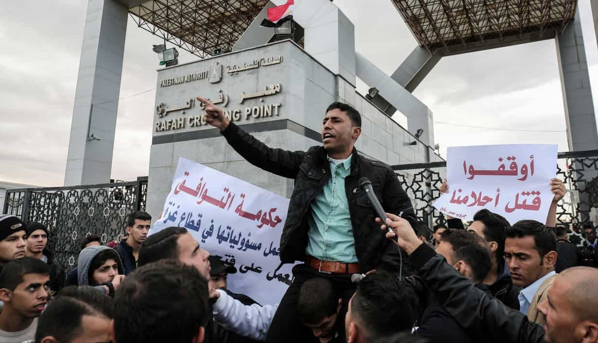 Massive protests by students