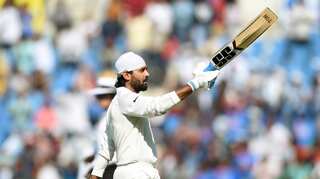 India 185-1 at tea, trail Sri Lanka by 20 runs