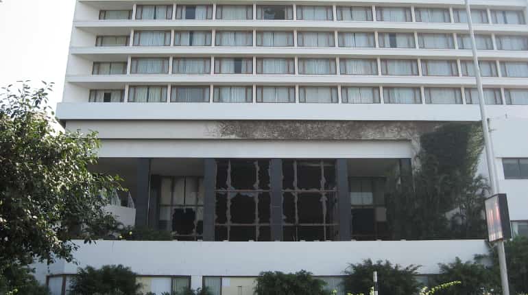 Explosion was reported at the Oberoi Trident