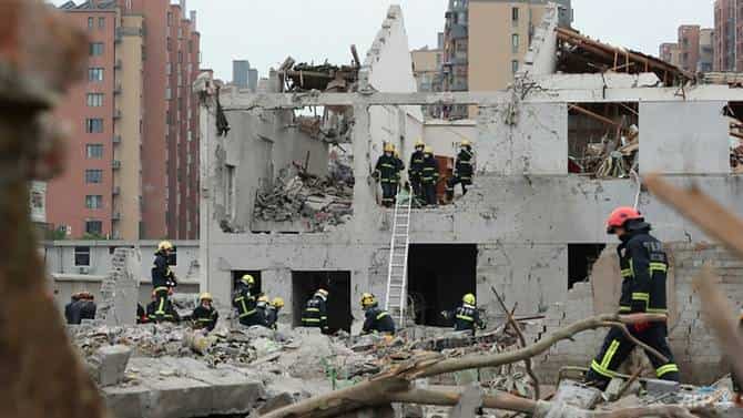 Septic tank at centre of huge China blast