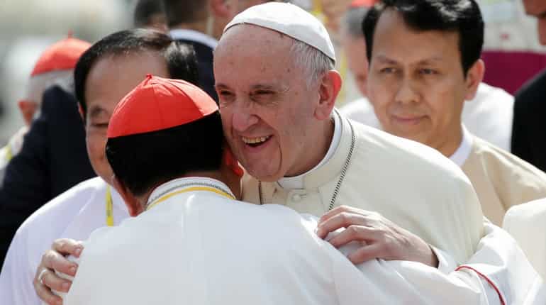 Francis will meet civilian leader Aung San Suu Kyi on Tuesday