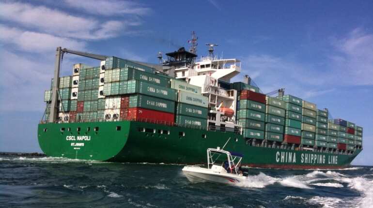 Seven 'trapped' after cargo ships collide off south China Seven 'trapped' after cargo ships collide off south China