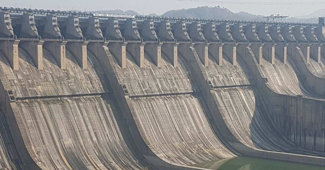 The Sardar Sarovar Dam