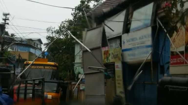 Damage Expected over south Kerala