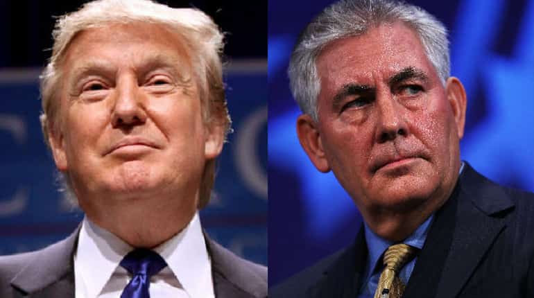 Tillerson says Trump 'undisciplined'; president replies he's 'dumb as a rock' Tillerson says Trump 'undisciplined'; president replies he's 'dumb as a rock'