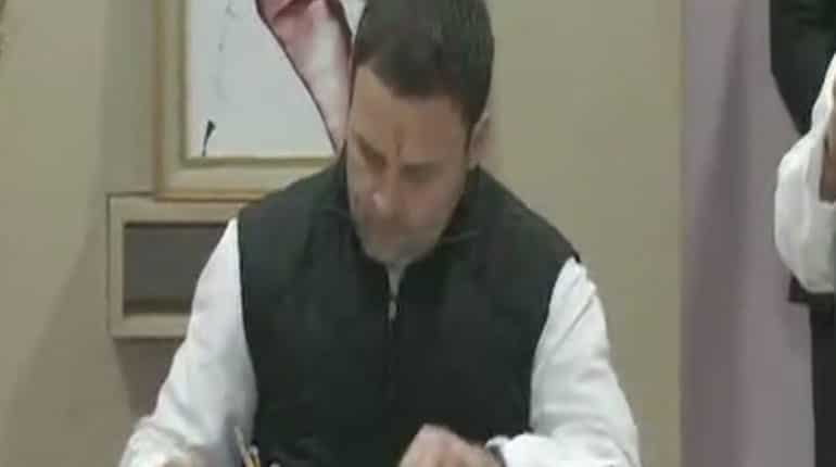 Rahul Gandhi files nomination for Congress president, Amarinder Singh says 'will make very good prime minister' Rahul Gandhi files nomination for Congress president, Amarinder Singh says 'will make very good prime minister'