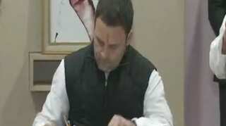 Rahul Gandhi files nomination for Congress president, Amarinder Singh says 'will make very good prime minister'