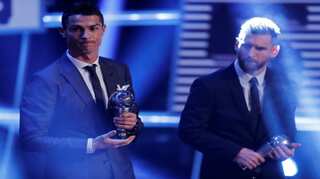 Ronaldo pips Messi to win Ballon d'Or for joint-record fifth time