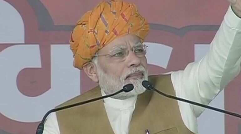 BJP was providing flood relief while Congress leaders relaxed in swimming pools, PM Modi in Gujarat rally BJP was providing flood relief while Congress leaders relaxed in swimming pools, PM Modi in Gujarat rally