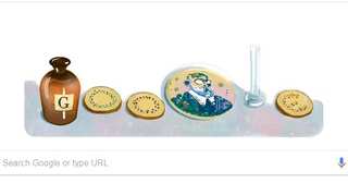 Google Doodle honours Nobel prize winner?Robert Koch