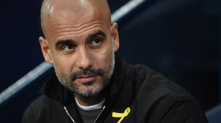 Pep Guardiola takes big step towards first title in EPL with 2-1 derby victory Pep Guardiola takes big step towards first title in EPL with 2-1 derby victory