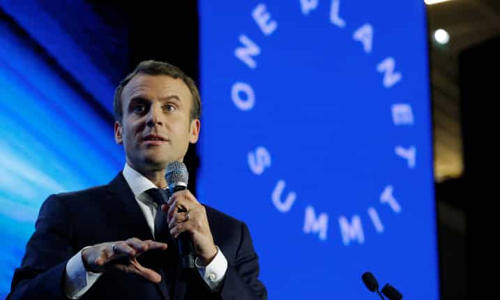 Will not renegotiate climate change agreement but ready to welcome back Trump: President Macron