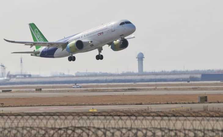 China conducts successful test flight of second prototype of passenger jet