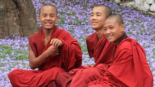 Myanmar's child monks become royalty for a day