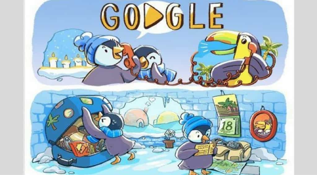 Less than a week left for Christmas, Google Doodle begins countdown