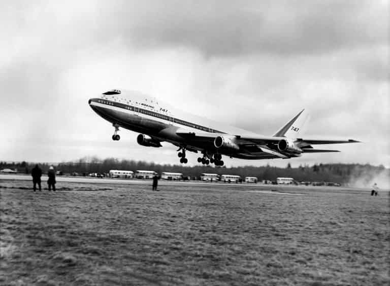 The first flight took place on February 09, 1969