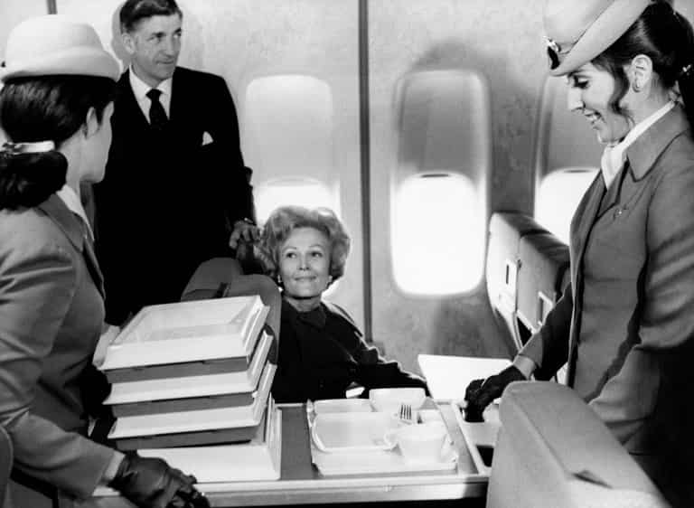 Mrs Richard M.Nixon aboard