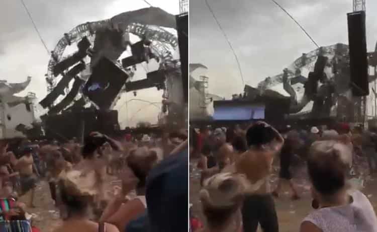 Video: Brazilian DJ dies after stage collapses on him mid-concert ...