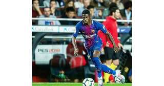 Barcelona's Ousmane Dembele injures hamstring again