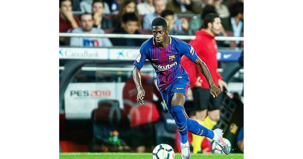 Barcelona's Ousmane Dembele injures hamstring again
