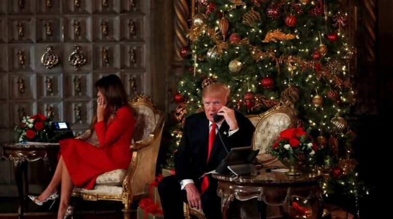 Trump's Christmas wish: 'We've got prosperity, Now we want peace'