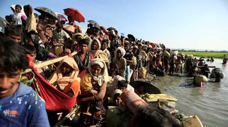Rohingya refugee boat restocks after storm in southern Thailand