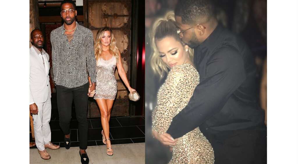 Khlo? Kardashian wishes fans Merry Christmas showing off baby bump in sparkles