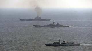Russian warship passes near UK waters, British Navy escorts it out