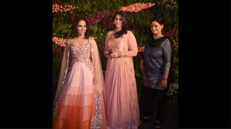 Saina Nehwal attends the reception