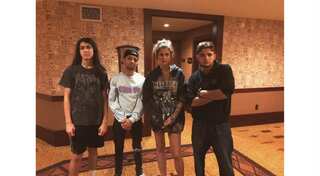 Michael Jackson's three kids pose together in rare photo