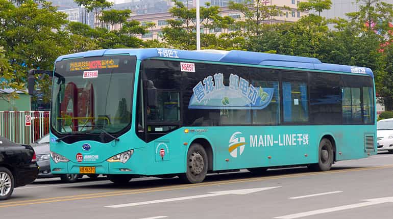 Shenzhen in China replaces buses running on gas with electric Shenzhen in China replaces buses running on gas with electric