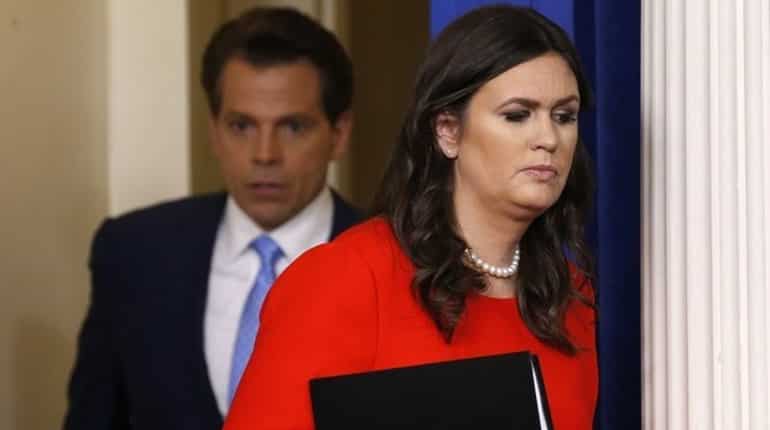 Trump tells spokeswoman Sarah Sanders 'not to bother' with press briefings