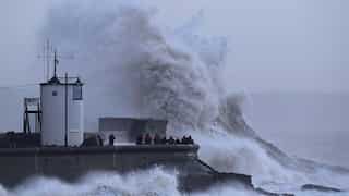 Storm Eleanor brings chaos to Europe