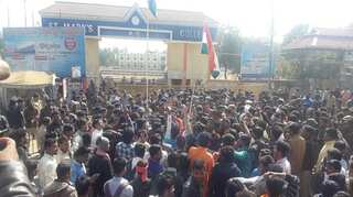 ABVP creates ruckus after Saint Mary College denies permission to hold 'aarti' of Bharat Mata