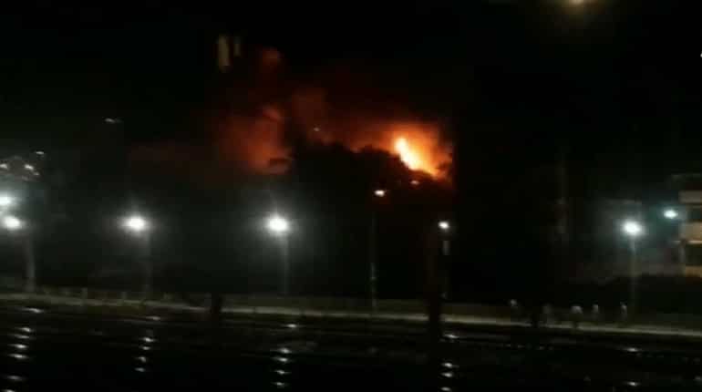 Mumbai: Major fire at Cinevista Studio brought under control Mumbai: Major fire at Cinevista Studio brought under control