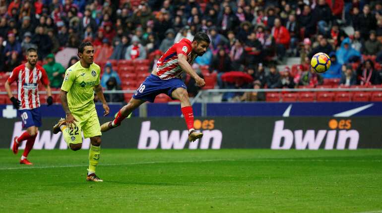 Football: Costa scores and sent off on Atletico return, Betis beat Sevilla