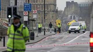 London police fire shots after vehicle rams Ukraine embassy car