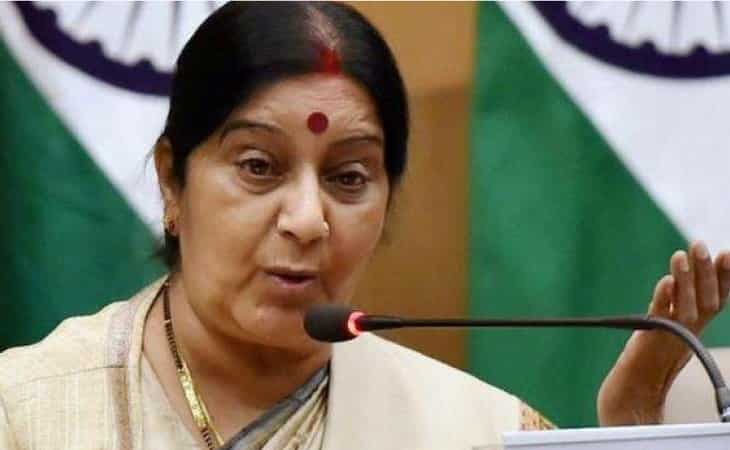 Swaraj comes to aid of Indian woman stranded with son's body Swaraj comes to aid of Indian woman stranded with son's body